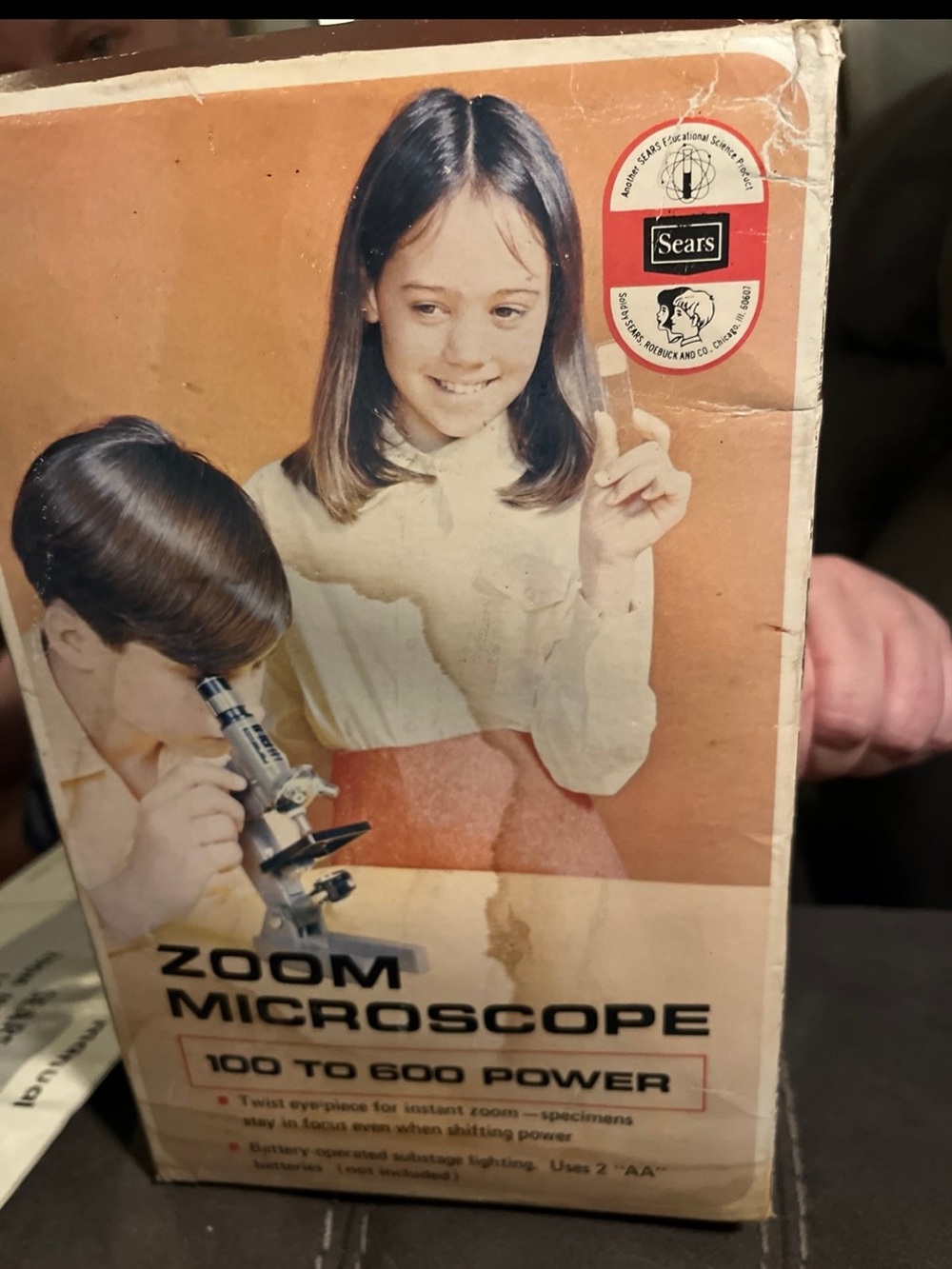 Sears Kids Zoom Microscope in box